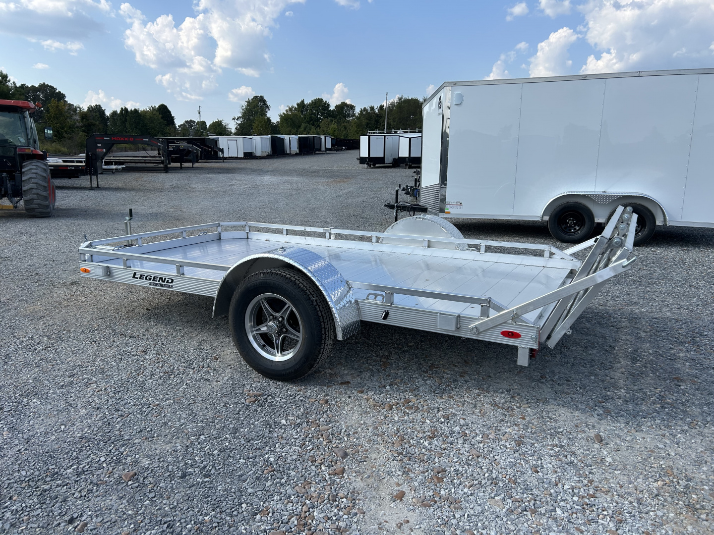 New 2026 Legend 7'X12' 3K Aluminum Utility Trailer