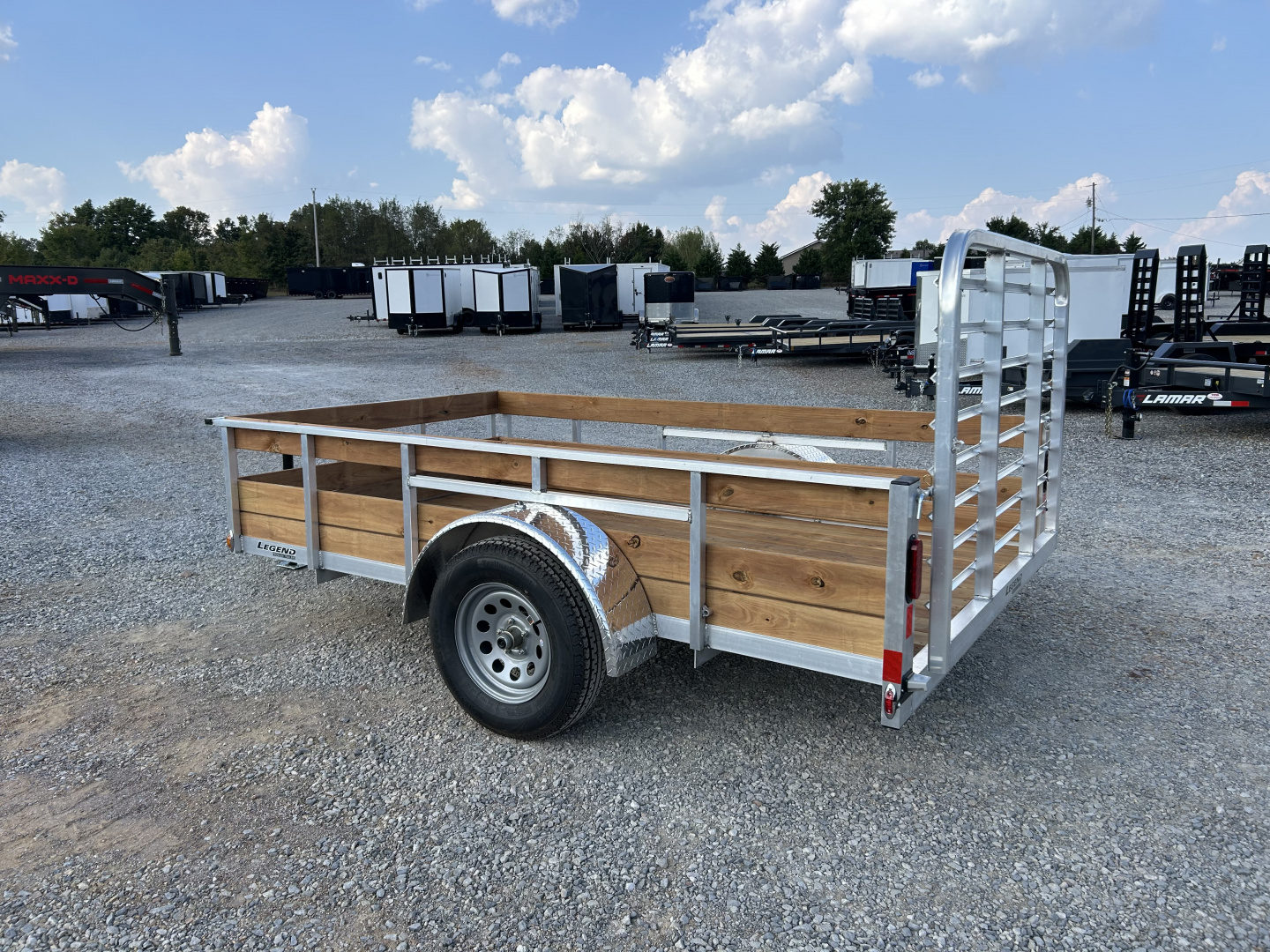 New 2026 Legend 6'X10' 3K Aluminum Utility Trailer
