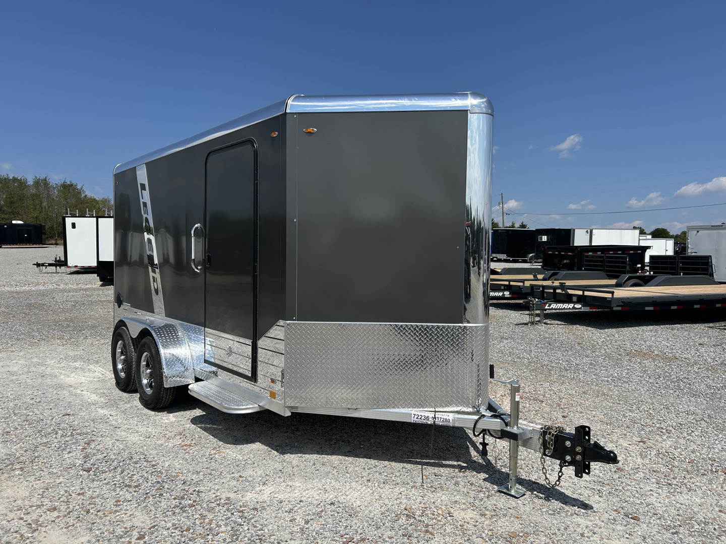 New 2026 Legend 7'X17' 10K Deluxe Aluminum Enclosed Trailer