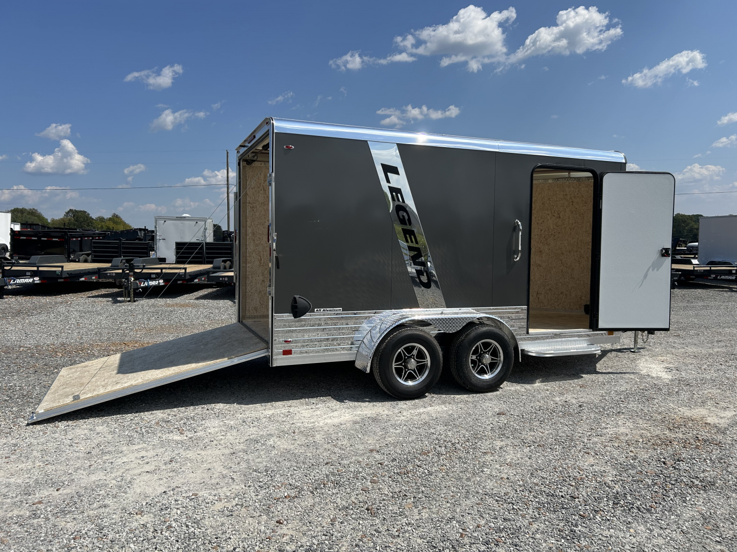 New 2026 Legend 7'X17' 10K Deluxe Aluminum Enclosed Trailer