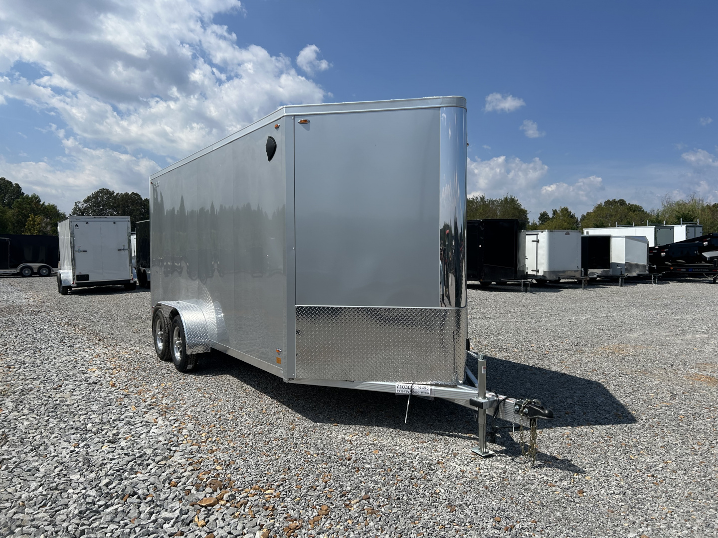 New 2026 Legend 7'X19' 7K Aluminum Enclosed Trailer