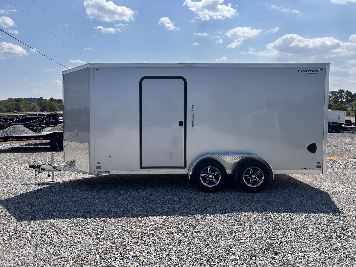 New 2026 Legend 7'X19' 7K Aluminum Enclosed Trailer