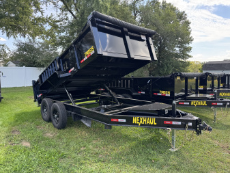 New 2026 Nexhaul 2026 Nexhaul 7X14 Dump Trailer 15,000 LB. Low Profile Dump Trailer