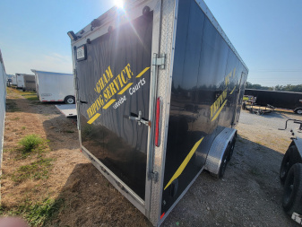 Used 2015 Sure-Trac 7x18 Pro Series Wedge Cargo / Enclosed Trailer