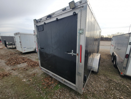 Used 2015 Sure-Trac 7x18 Pro Series Wedge Cargo / Enclosed Trailer