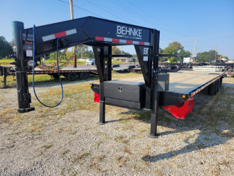 New 2026 Behnke 8x24+10 Hydraulic Goosneck Deckover