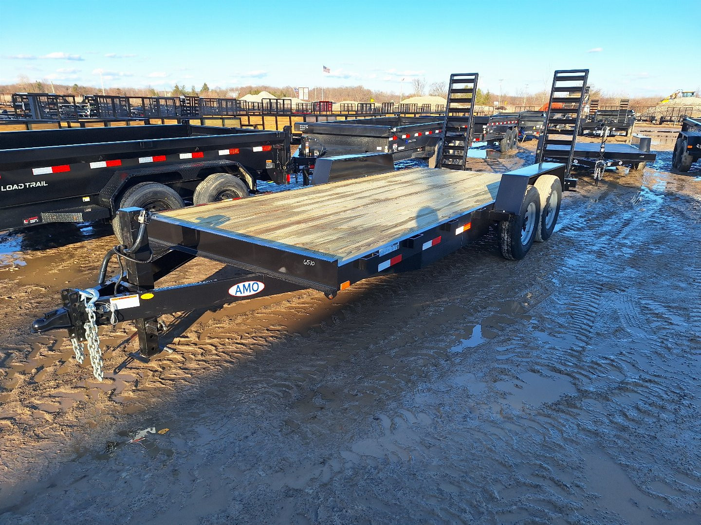 New 2026 AMO 82x20' 14K Equipment Trailer