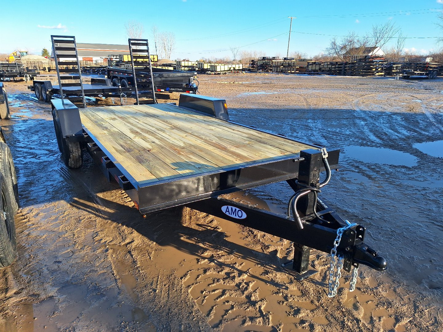New 2026 AMO 82x20' 14K Equipment Trailer