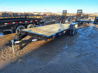 New 2026 AMO 82x20' 14K Equipment Trailer