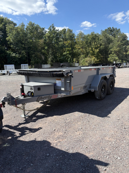 New 2026 LIBERTY LD10K72LP - 10K 6x12 Dump Trailer w/Combo Gate, Ramps & MORE!