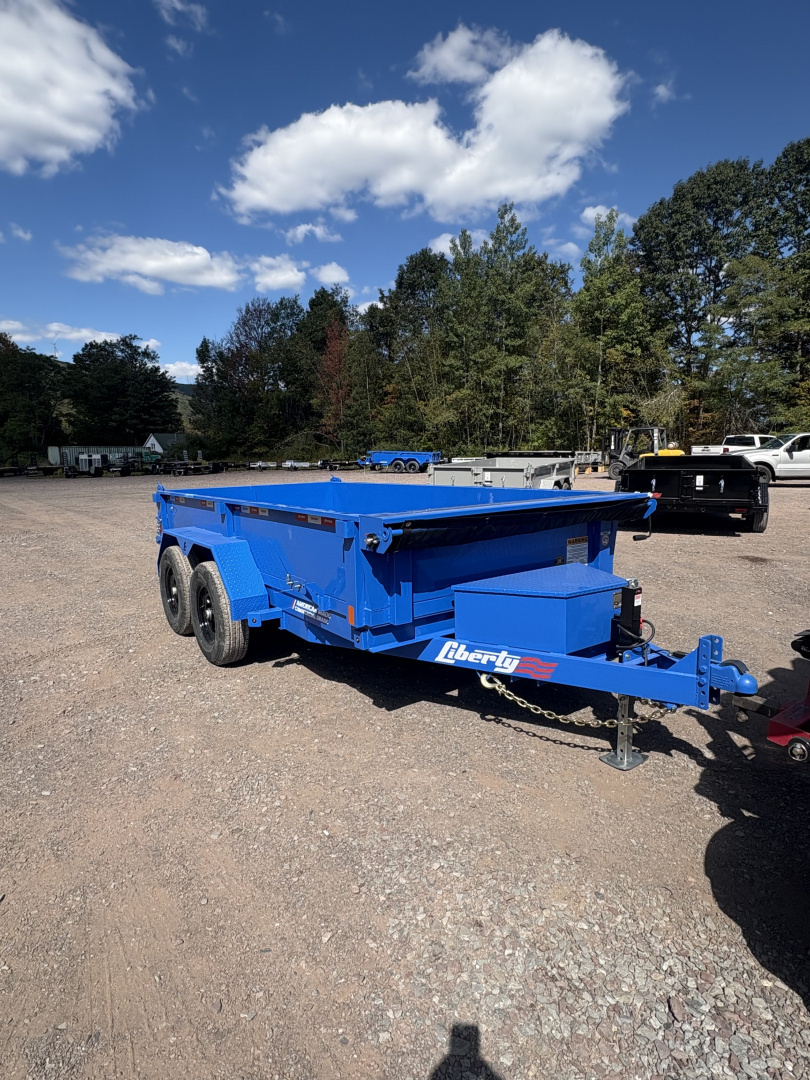 New 2026 LIBERTY LD10K72LP - 10K 6x12 Dump Trailer w/Combo Gate, Ramps & MORE!