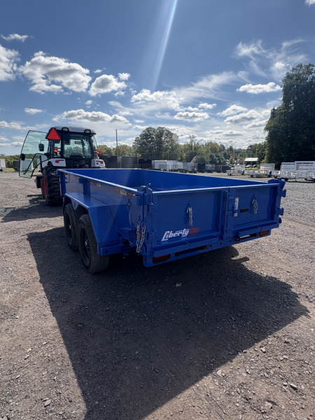 New 2026 LIBERTY LD10K72LP - 10K 6x12 Dump Trailer w/Combo Gate, Ramps & MORE!
