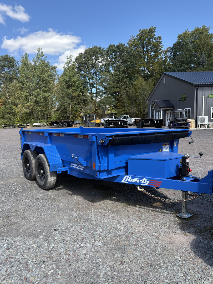 New 2026 LIBERTY LD10K72LP - 10K 6x12 Dump Trailer w/Combo Gate, Ramps & MORE!