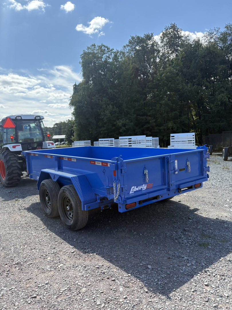 New 2026 LIBERTY LD10K72LP - 10K 6x12 Dump Trailer w/Combo Gate, Ramps & MORE!