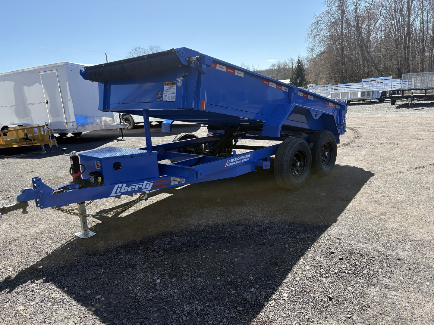 New 2026 LIBERTY LD10K72LP - 10K 6x12 Dump Trailer w/Combo Gate, Ramps & MORE!