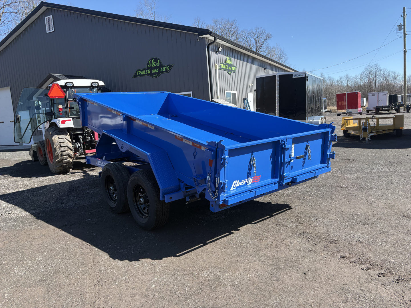 New 2026 LIBERTY LD10K72LP - 10K 6x12 Dump Trailer w/Combo Gate, Ramps & MORE!