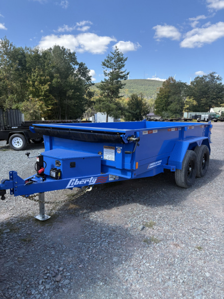 New 2026 LIBERTY LD10K72LP - 10K 6x12 Dump Trailer w/Combo Gate, Ramps & MORE!
