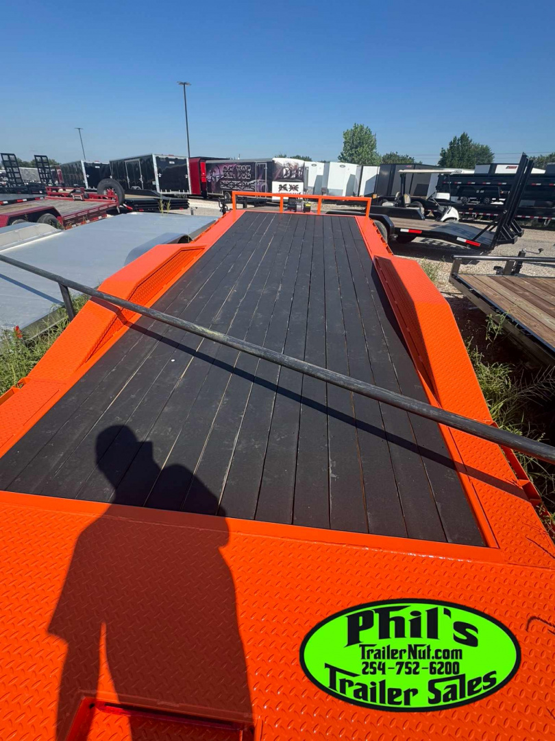 New 2025 EQUIPMENT TRAILER 102X24 POWER TILT Equipment Trailer 14K GVWR & WINCH!