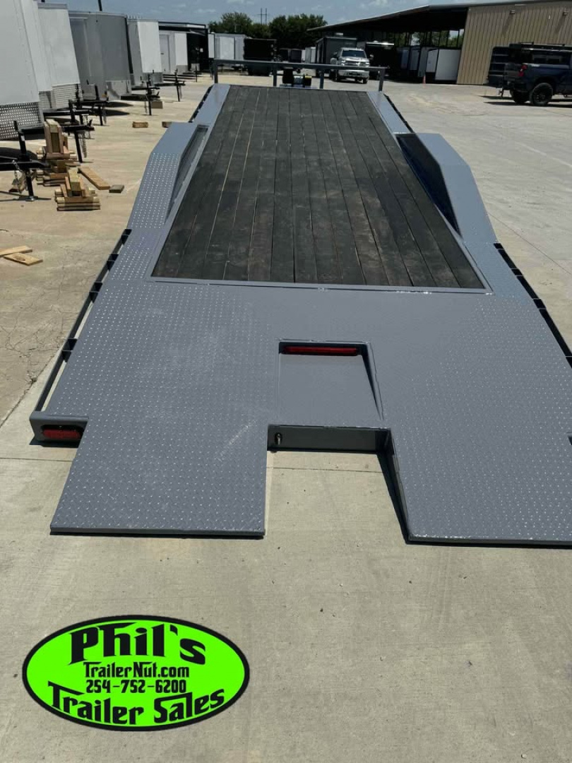 New 2025 EQUIPMENT TRAILER 102X24 POWER TILT Equipment Trailer 14K GVWR & WINCH!