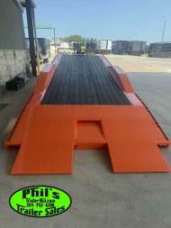 New 2025 EQUIPMENT TRAILER 102X24 POWER TILT Equipment Trailer 14K GVWR & WINCH!