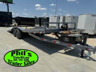 New 2025 EQUIPMENT TRAILER 102X24 POWER TILT Equipment Trailer 14K GVWR & WINCH!