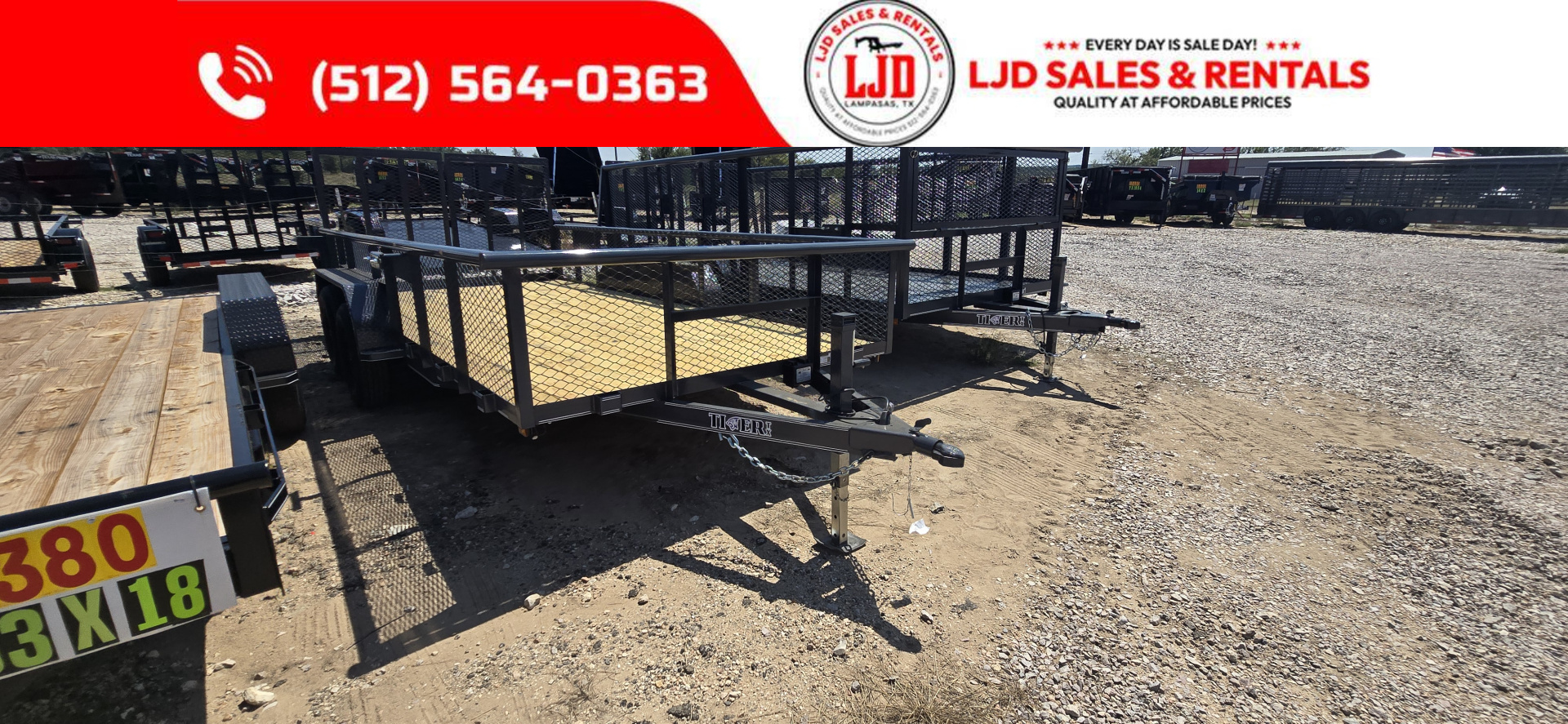 New 2025 - Tiger - 83" x 16' Utility Trailer