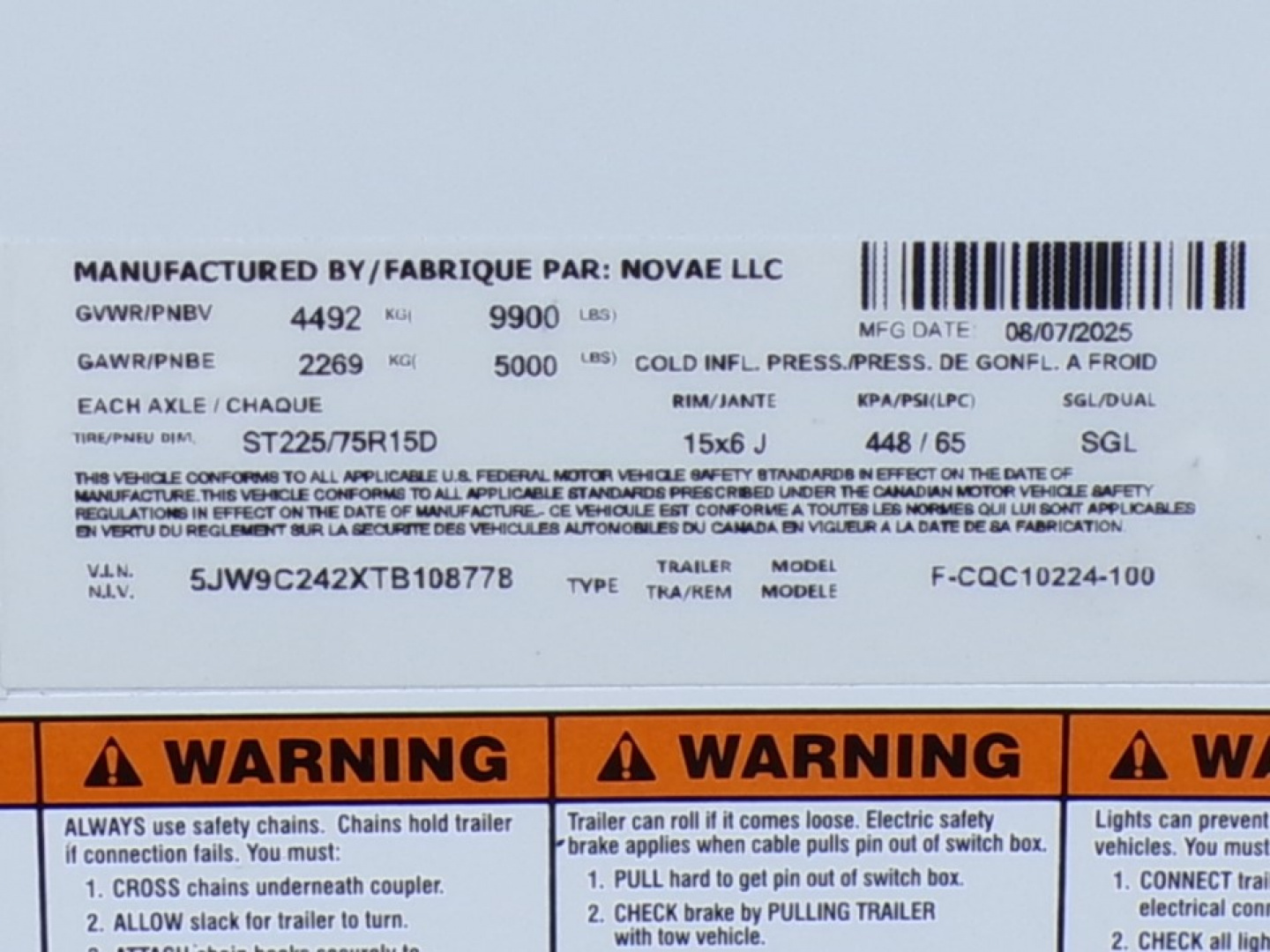 New 2026 Formula Conquest 8.5 x 24 10k Cargo / Enclosed Trailer - 778