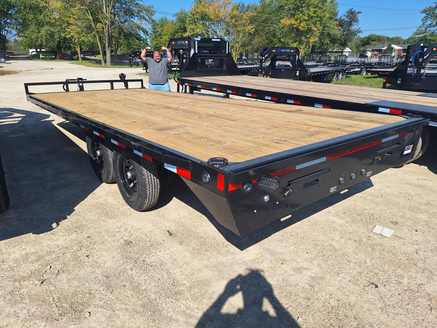 New 2026 Load Trail 102x20' Flat Deck Deckover Trailer