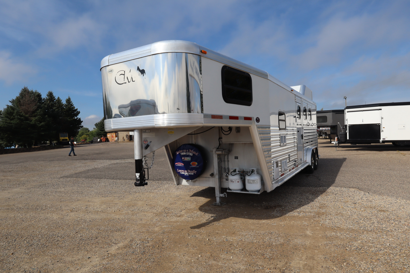 Used 2003 CM Trailers 3 Horse LQ Horse Trailer for sale in
