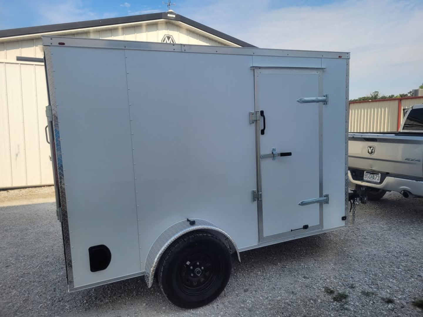 New 2025 Mammoth 6x10 SA Cargo / Enclosed Trailer, 6'3 interior height, 35k axle, .080 polycore exterior