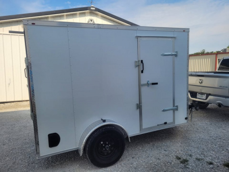 New 2025 Mammoth 6x10 SA Cargo / Enclosed Trailer, 6'3 interior height, 35k axle, .080 polycore exterior