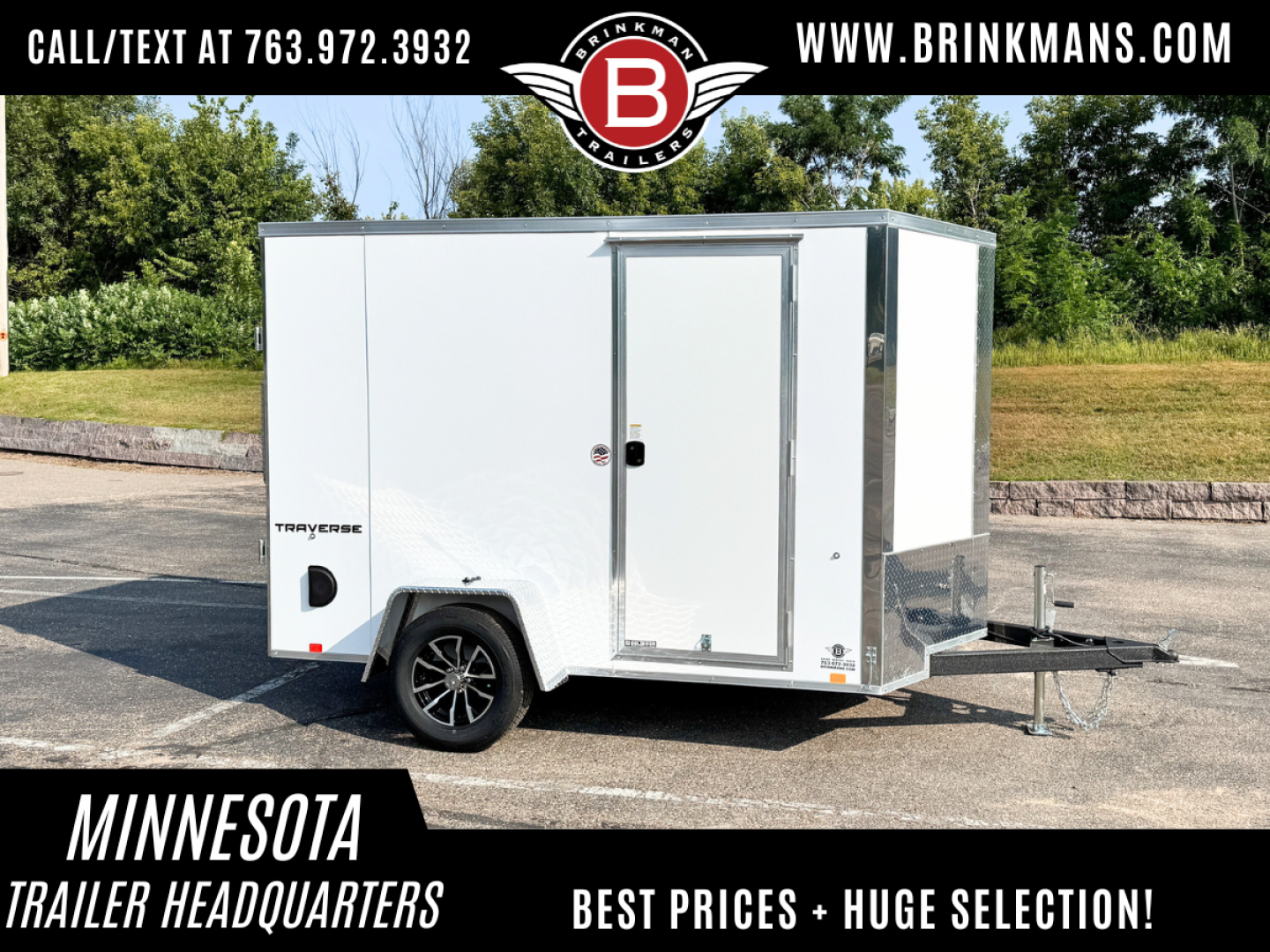 6×10 Enclosed Cargo Trailer