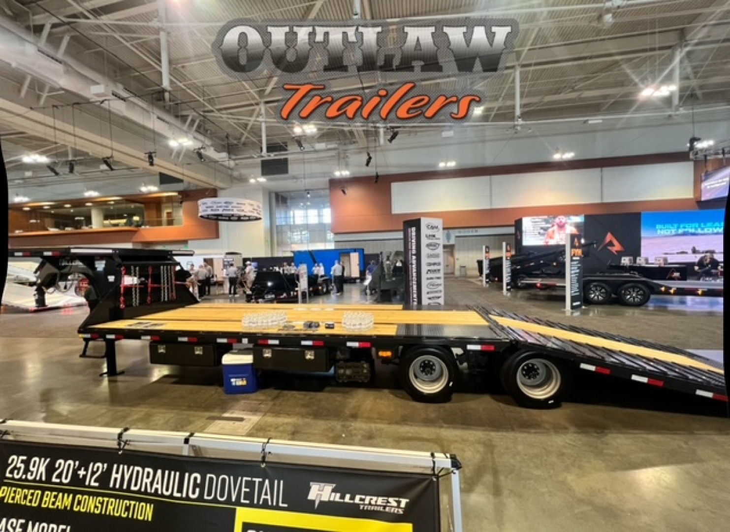 New 2026 Hillcrest Trailers 102" x 32' Hydraulic Dovetail W/ 12' Auto Latching Tail**SAVE BIG**