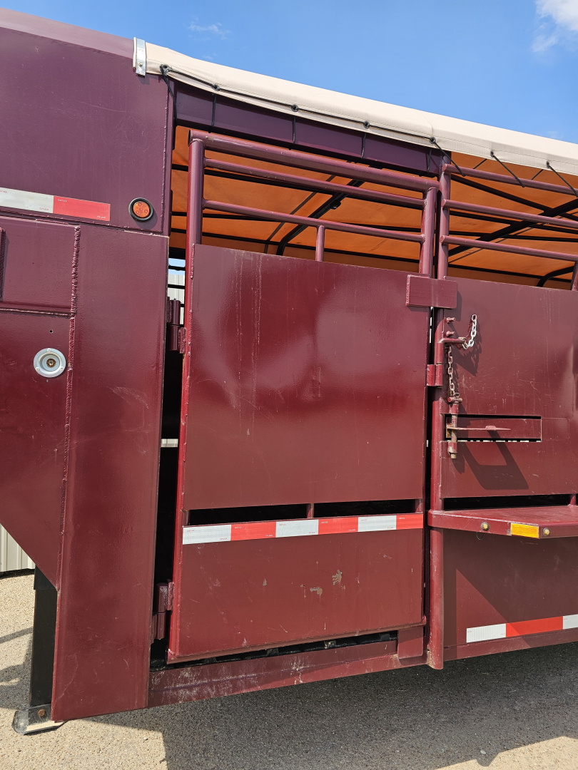 Used 2024 Other 6'8"X24' Stock / Stock Combo Trailer