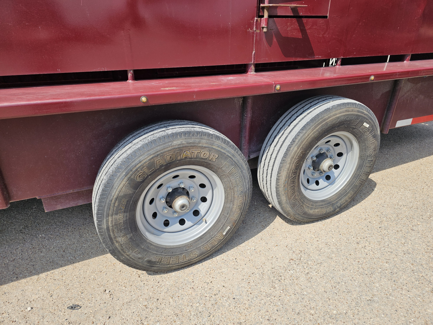 Used 2024 Other 6'8"X24' Stock / Stock Combo Trailer