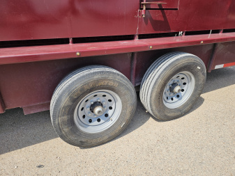 Used 2024 Other 6'8"X24' Stock / Stock Combo Trailer