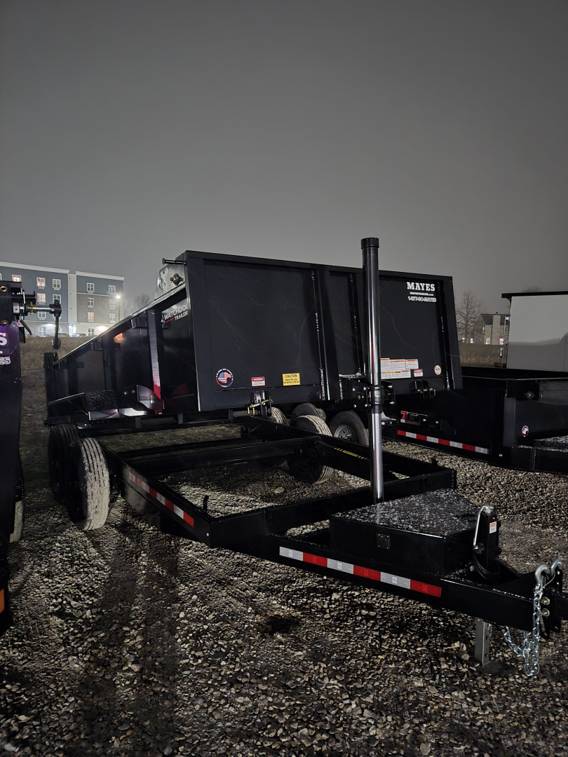 New 2026 WATCHDOG TRAILERS DUMP ND-14TA7 83X14 TA 24" SIDES (GVW:14000) BLACK