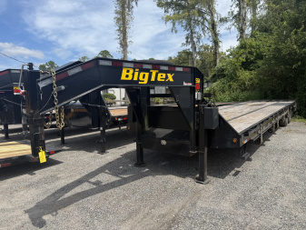 Used 2023 Big Tex Trailers 25GN-30+5MR 8.5' X 35' Flatbed Trailer w/ Load Range G Tires