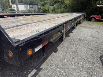 Used 2023 Big Tex Trailers 25GN-30+5MR 8.5' X 35' Flatbed Trailer w/ Load Range G Tires