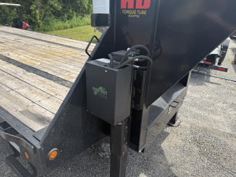 Used 2023 Big Tex Trailers 25GN-30+5MR 8.5' X 35' Flatbed Trailer w/ Load Range G Tires