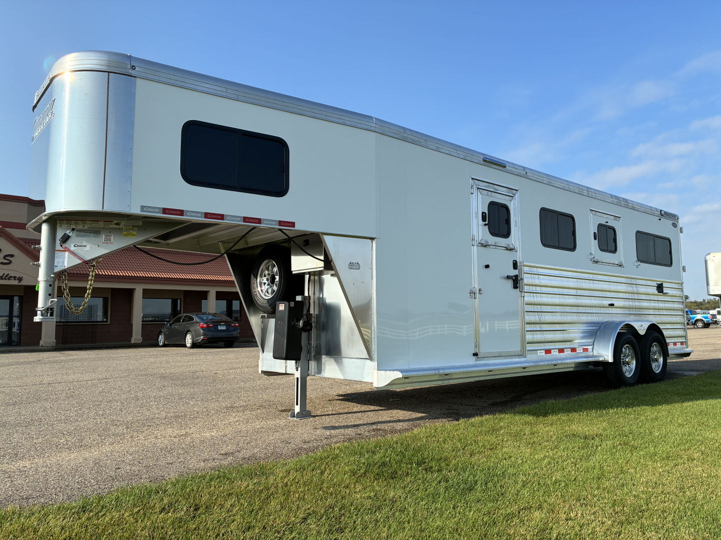 New 2026 Cimarron 2 + 1 Horse Trailer