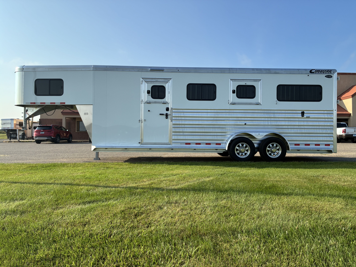 New 2026 Cimarron 2 + 1 Horse Trailer