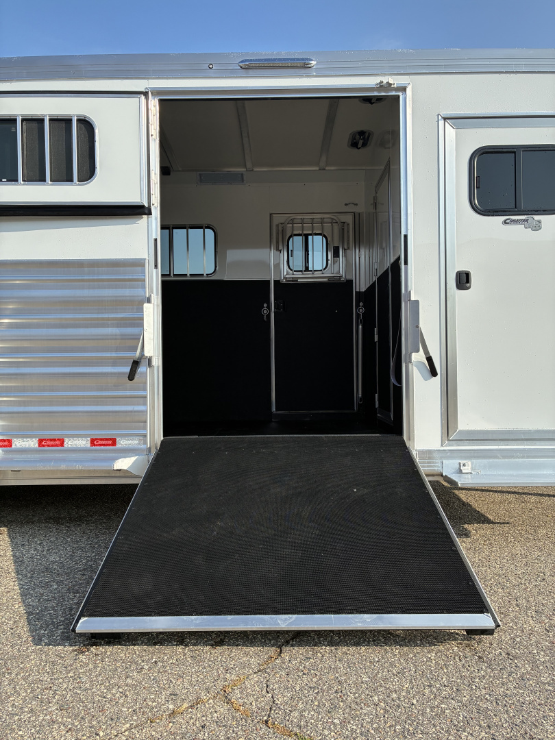 New 2026 Cimarron 2 + 1 Horse Trailer