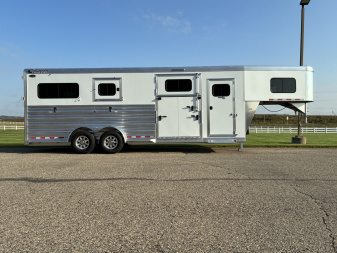 New 2026 Cimarron 2 + 1 Horse Trailer