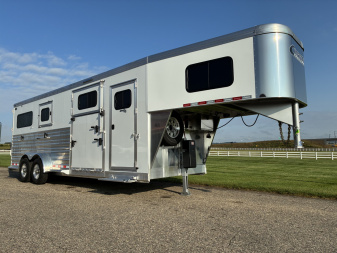 New 2026 Cimarron 2 + 1 Horse Trailer