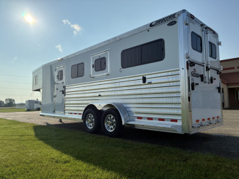 New 2026 Cimarron 2 + 1 Horse Trailer