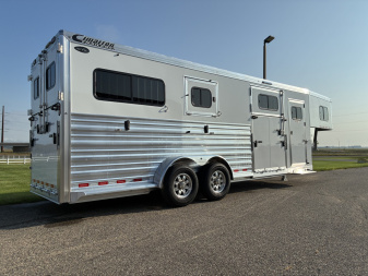New 2026 Cimarron 2 + 1 Horse Trailer