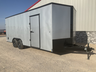 2026 Compass 8.5x20' Enclosed Cargo Trailer - Indigo DLX