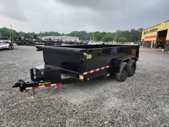 New 2026 Big Tex Trailers 7x14 14LX 14K Dump w/ Slide-In Ramps Dump Trailer