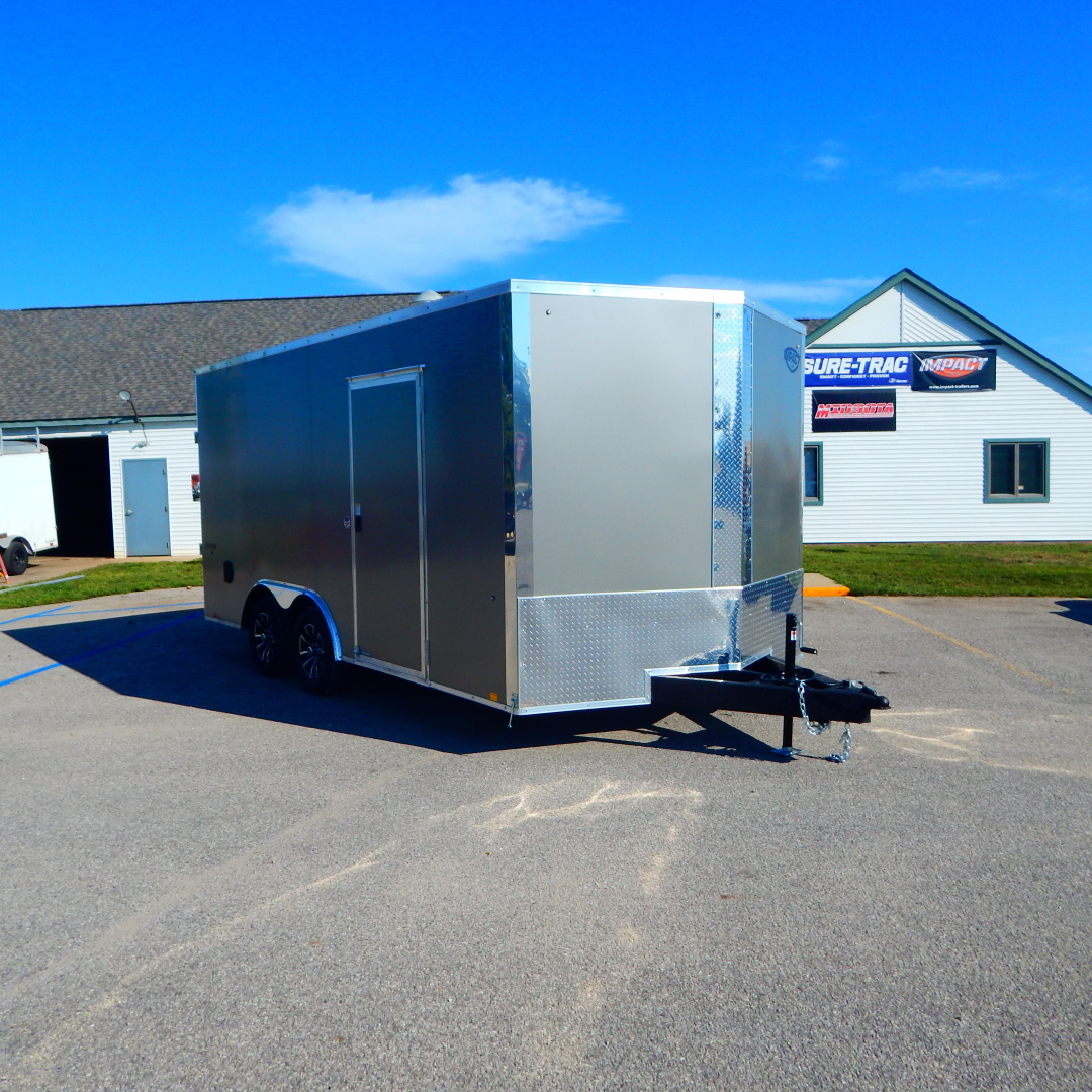 New 2026 Impact Trailers 8.5x16 7k Quake Cargo / Enclosed Trailer